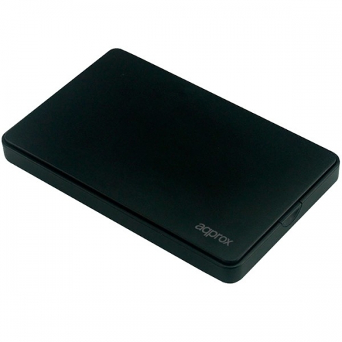 CAIXA DISCO EXTERNO 2.5"USB 2.0 SATA APPROX PRETO