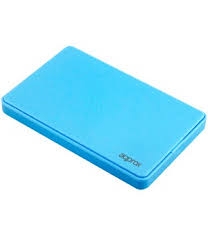 CAIXA DISCO EXTERNO 2.5"USB 2.0 SATA APPROX AZUL