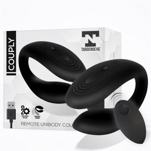 Couple Brinquedo para Casais com Control Remoto USB Unibode Silicone Líquida
