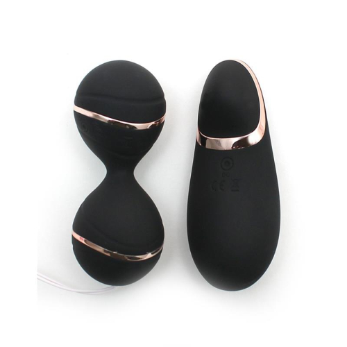 Bolas Kegel com Control Remoto y Estimulador Ibiza Preto