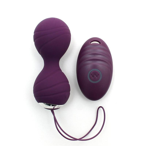 Bolas Kegel com Vibração com Control Remorto Cannes Purpura