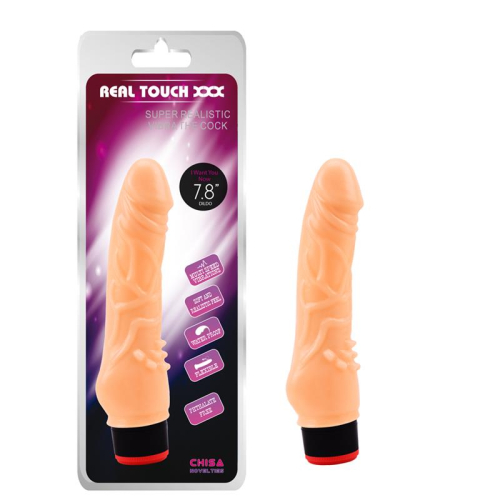 Vibrador T-Skin 7.8"Natural