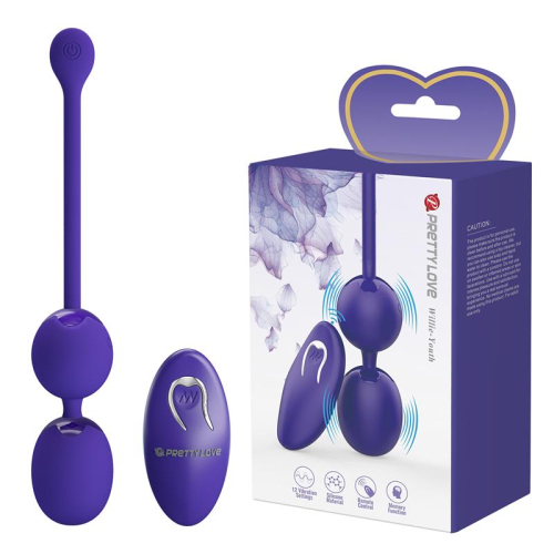 Willie Youth Bolas Kegel com Vibração y Control Remoto