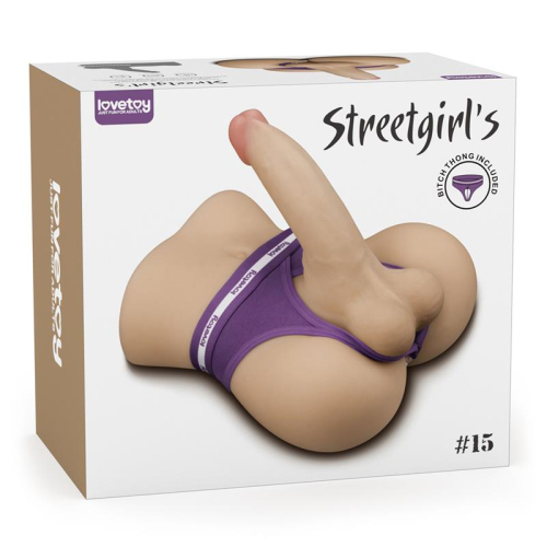 Streetgirls 15 Masturbador com Dildo Articulable