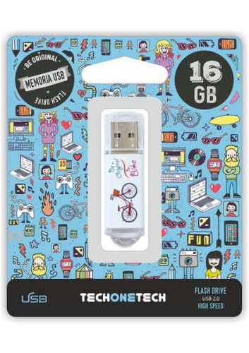 PENDRIVE 16GB Tech One Tech BE BIKE