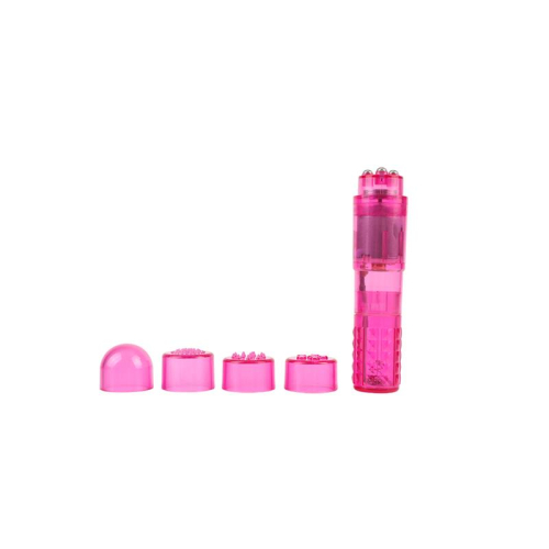 Mini Massajador 3 Cabeças Rosa