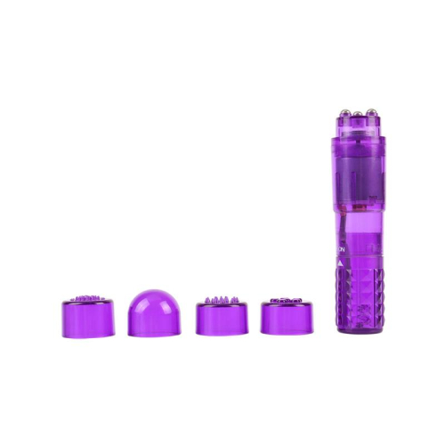 Mini Massajador 3 Cabeças Purpura