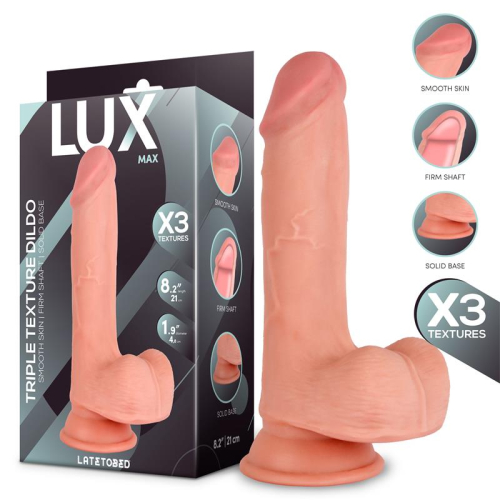 Max Dildo Triple Densidad com Testículos 8.2