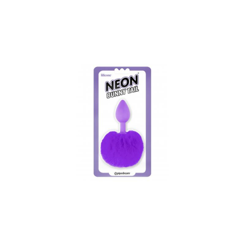 Neon Plug Anal com Cola Púrpura