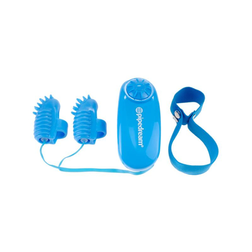 Neon Mini Vibrador para o Dedo Azul
