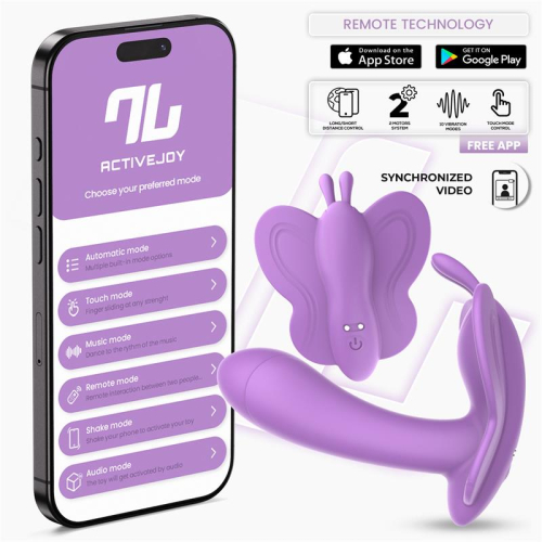 Winge Estimulador Mariposa com App Lavanda