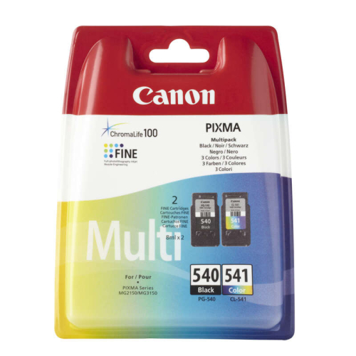 Tinteiro Original CANON PACK PG-540 | CL-541 MULTIPACK