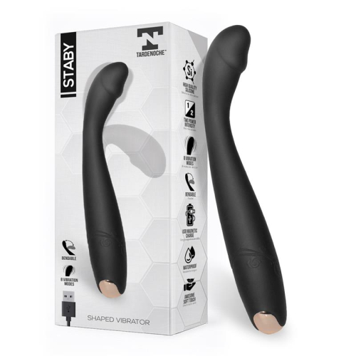 Stabe Vibrador Silicone Flexible-Bendable