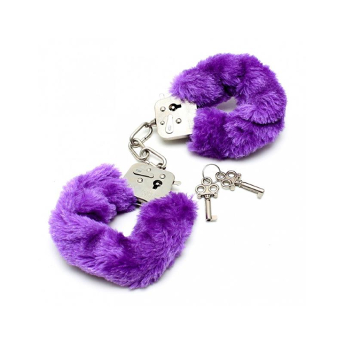 Algemas Metálicas com Pelo Morado