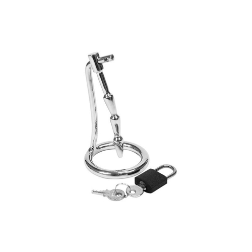 Plug Castidade Pene com Candado Acero Inoxidable