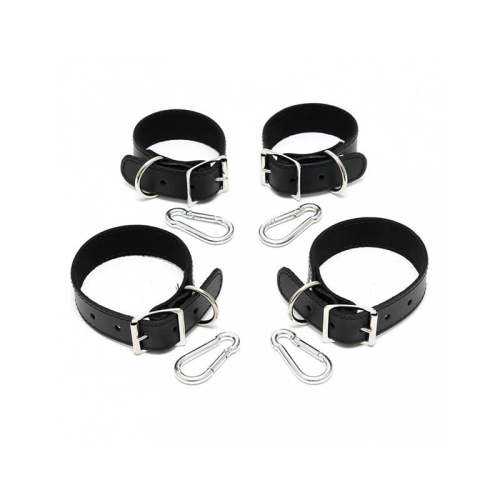 Set Algemas para Mãos y Pés Couro 2.5cm