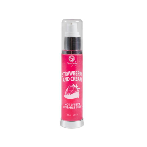 Lubrificante Efecto Calor Fresas com Nata 50 ml