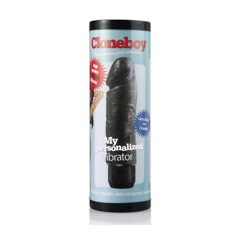 Clonador Dildo com Vibrador Preto