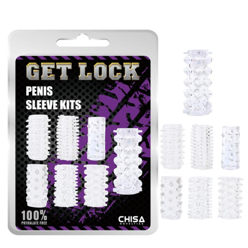 Kit de Mangas para o Pénis Transparente