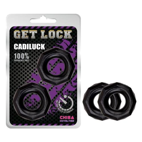 Anels para o Pénis Cadiluck Preto