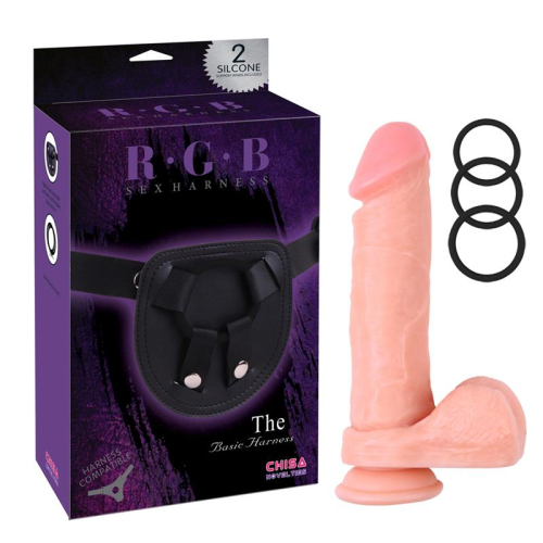 Arnés com Dildo Kyle Korver 21 cm Natural
