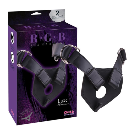 Arnés Luxe Silicone Preto
