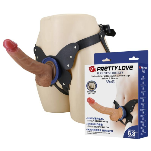 Wells Arnés Universal com Dildo