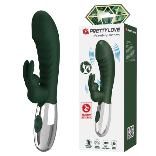 Naughte Bunne Vibrador 30 Funçãoes Verde