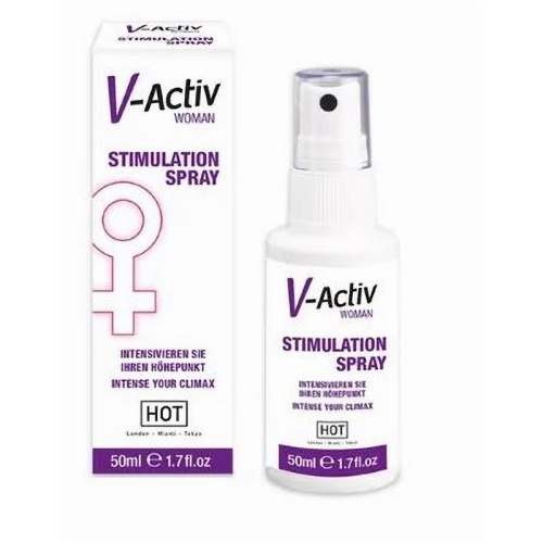 Hot V-Activ Stimulation Spray Estimulante Fêmea 50 ml
