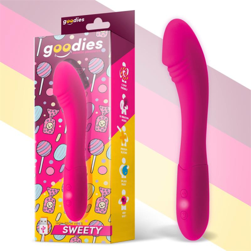 Sweete Vibrador Ponto G USB Silicone Fuchsia