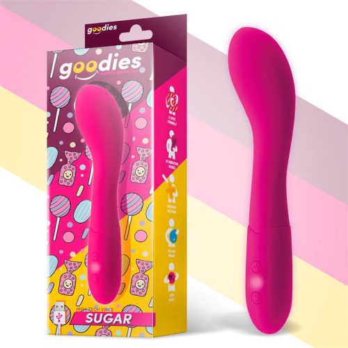 Sugar Vibrador Ponto G USB Silicone Fushsia