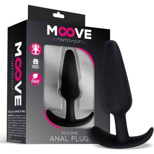 Plug Anal Silicone Pequeño Preto
