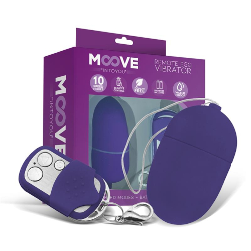 Ovo Vibrador com Contol Remoto Tamaño Mediano Púrpura