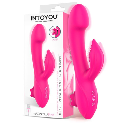 Magnoliapink Vibrador com Sucção