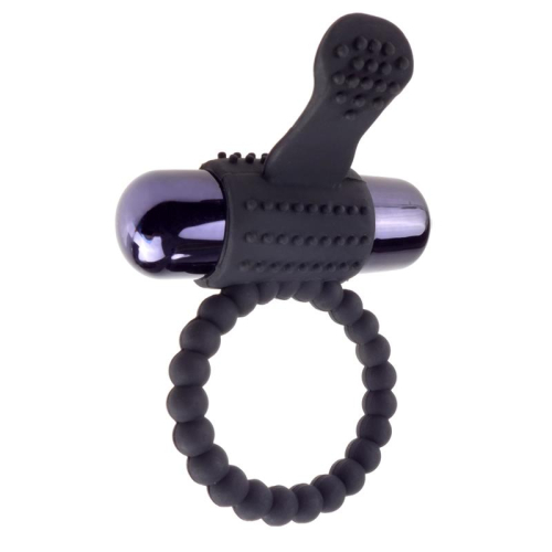 Fantasy C-Ringz Super Anel Vibrador de Silicone Preto