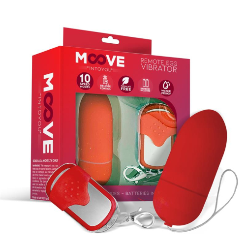 Ovo Vibrador com Control Remoto Vermelho