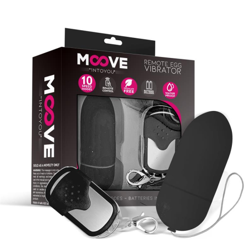 Ovo Vibrador com Control Remoto Preto
