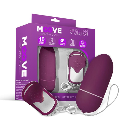 Ovo Vibrador com Control Remoto Dark Purple