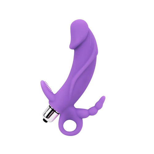 Estimulador Venus 4.7 x 3.7 cm Silicone Roxo