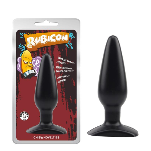 Plug Anal Rubicom 13.5 x 4.5 cm Preto