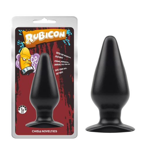 Plug Anal Rubicom 15 x 5.7 cm Preto