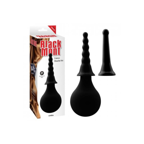 Set Ducha Anal y Manga 15 cm Preto