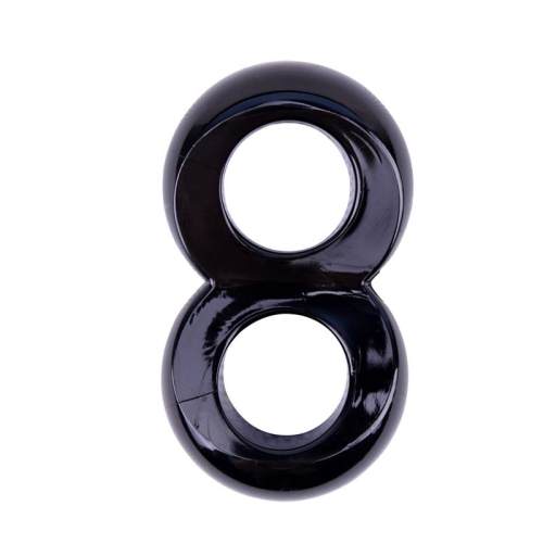 Anel Peniano Duplo Duo Cock 8 Preto
