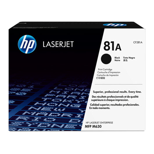 Toner Original HP Laserjet 81A CF281A Preto