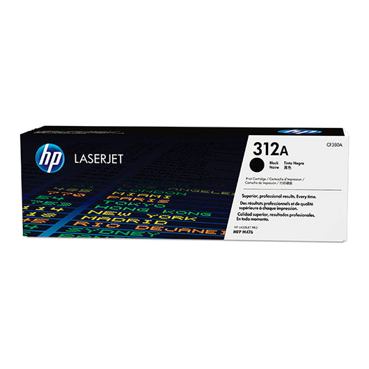 Toner Original HP Laserjet 312A CF380A Preto