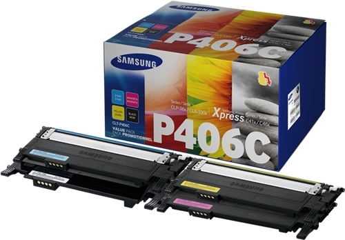 Toner Original SAMSUNG CLT-P406C/ELS PACK 4