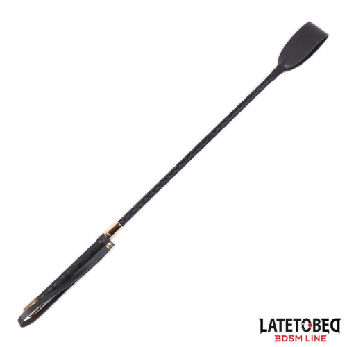 Chicote Clásica Preto e Dorado 55 cm