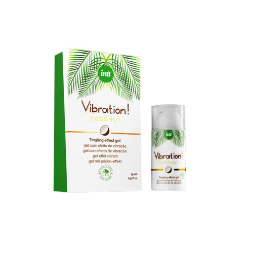 Vibrador Líquido Coco 100% Vegano Efeito Calor 15 ml