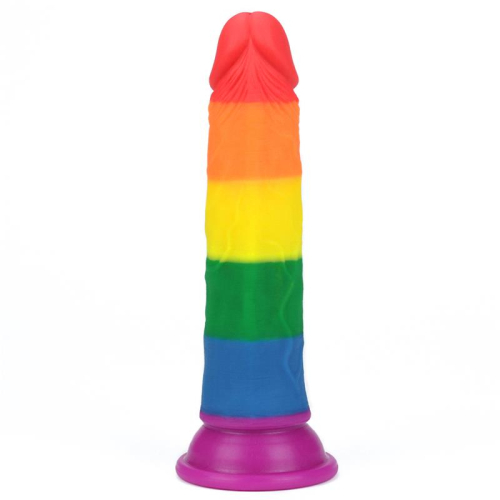 Dildo Prider 7 Silicone Líquida LGBT