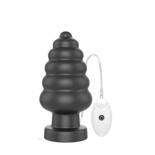 Plug Anal com Vibração King Sized 7 Preto